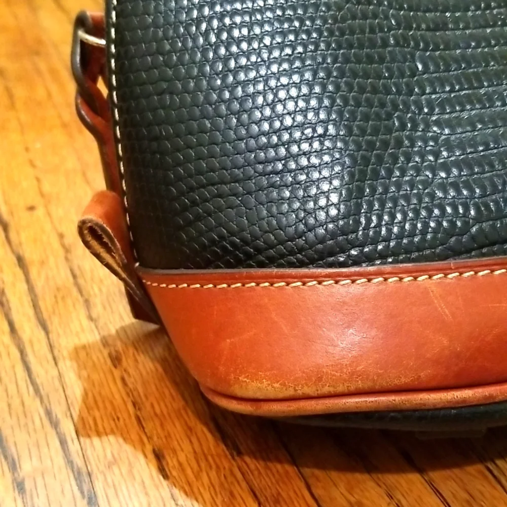 Dooney & Bourke Textured Leather Zip Satchel